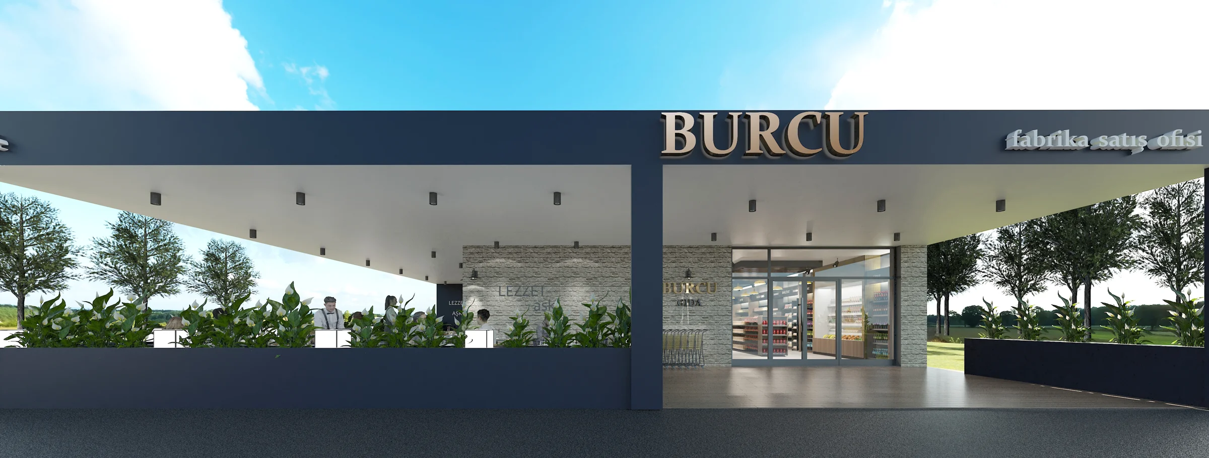 Burcu Gıda Akçay Reyon · Proje görselleştirmesi