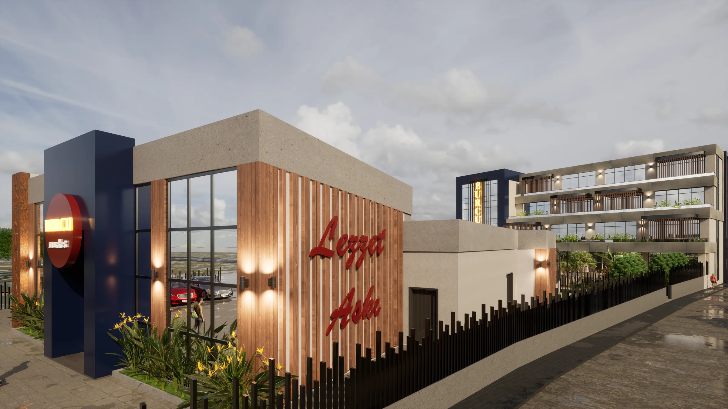 Burcu Gıda Reyon / Restoran · Proje görselleştirmesi 2