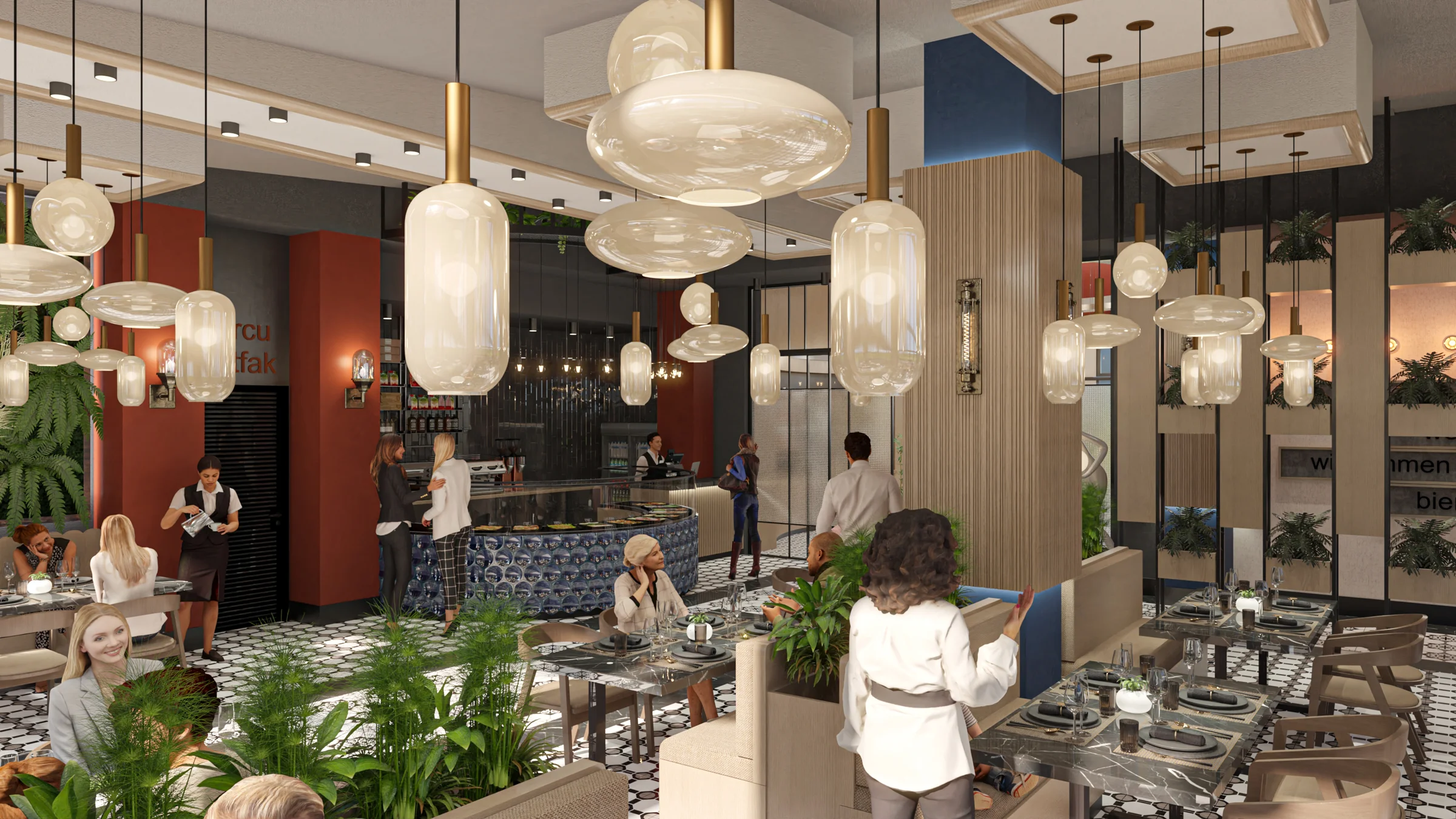 Burcu Gıda Reyon / Restoran · Proje görselleştirmesi 12