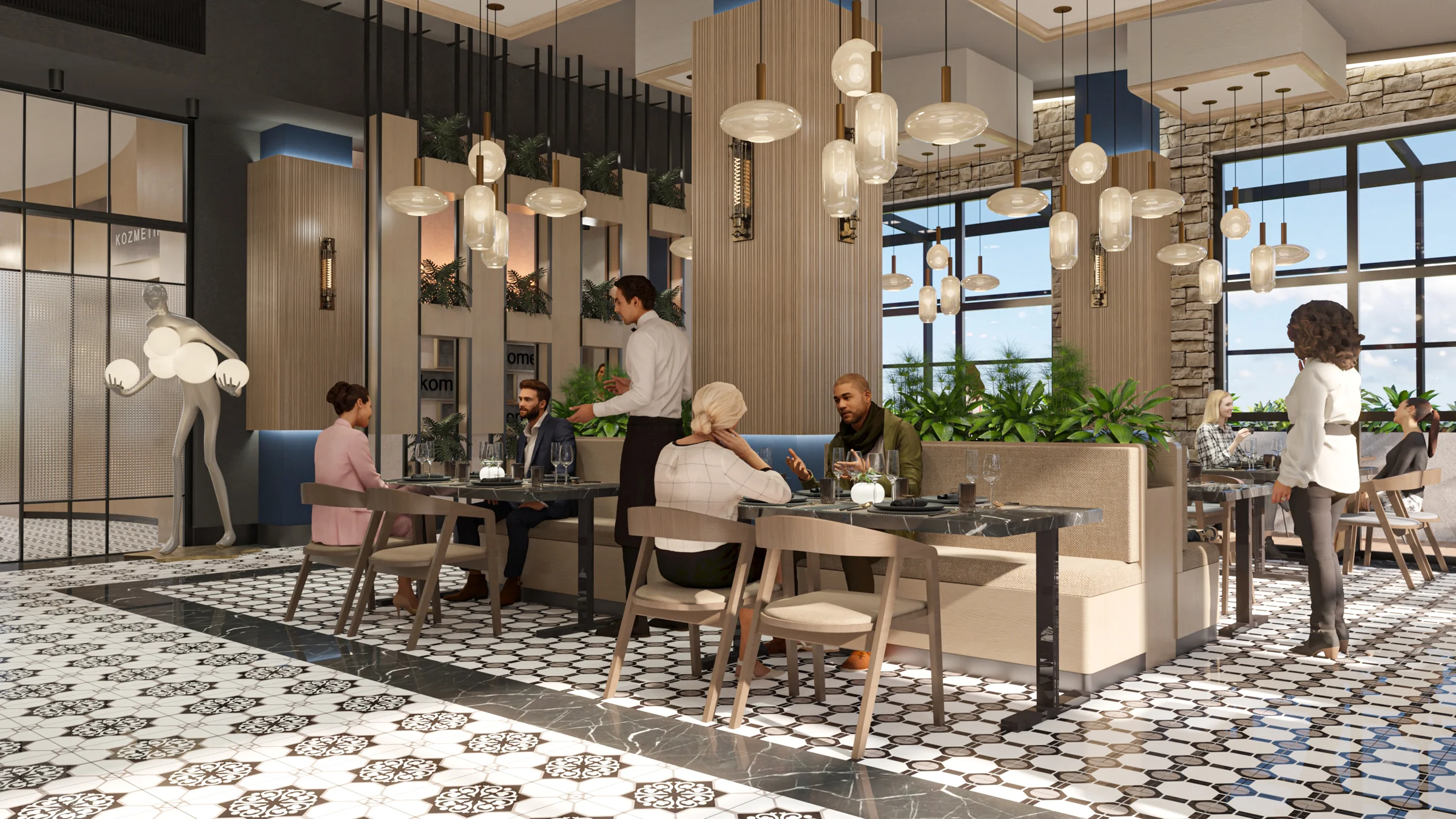 Burcu Gıda Reyon / Restoran · Proje görselleştirmesi 13
