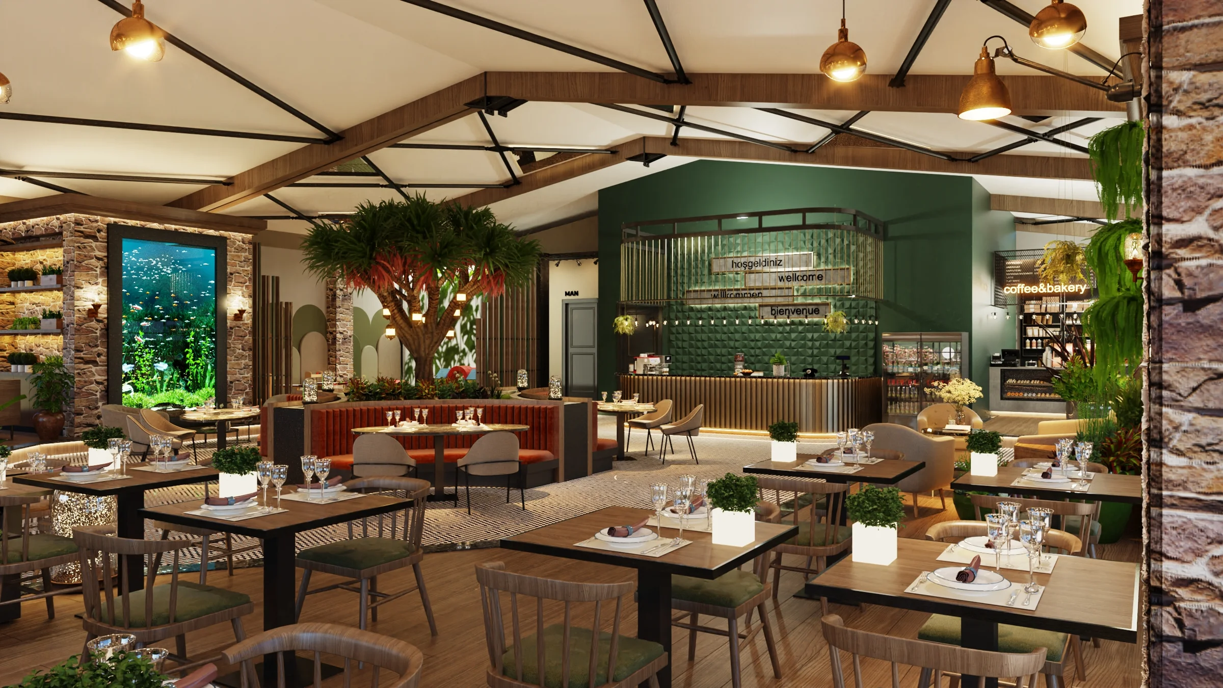 M Steak House · Proje görselleştirmesi