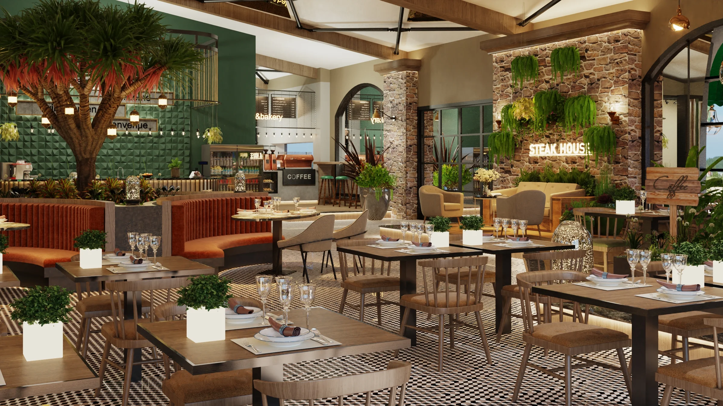 M Steak House · Proje görselleştirmesi 3